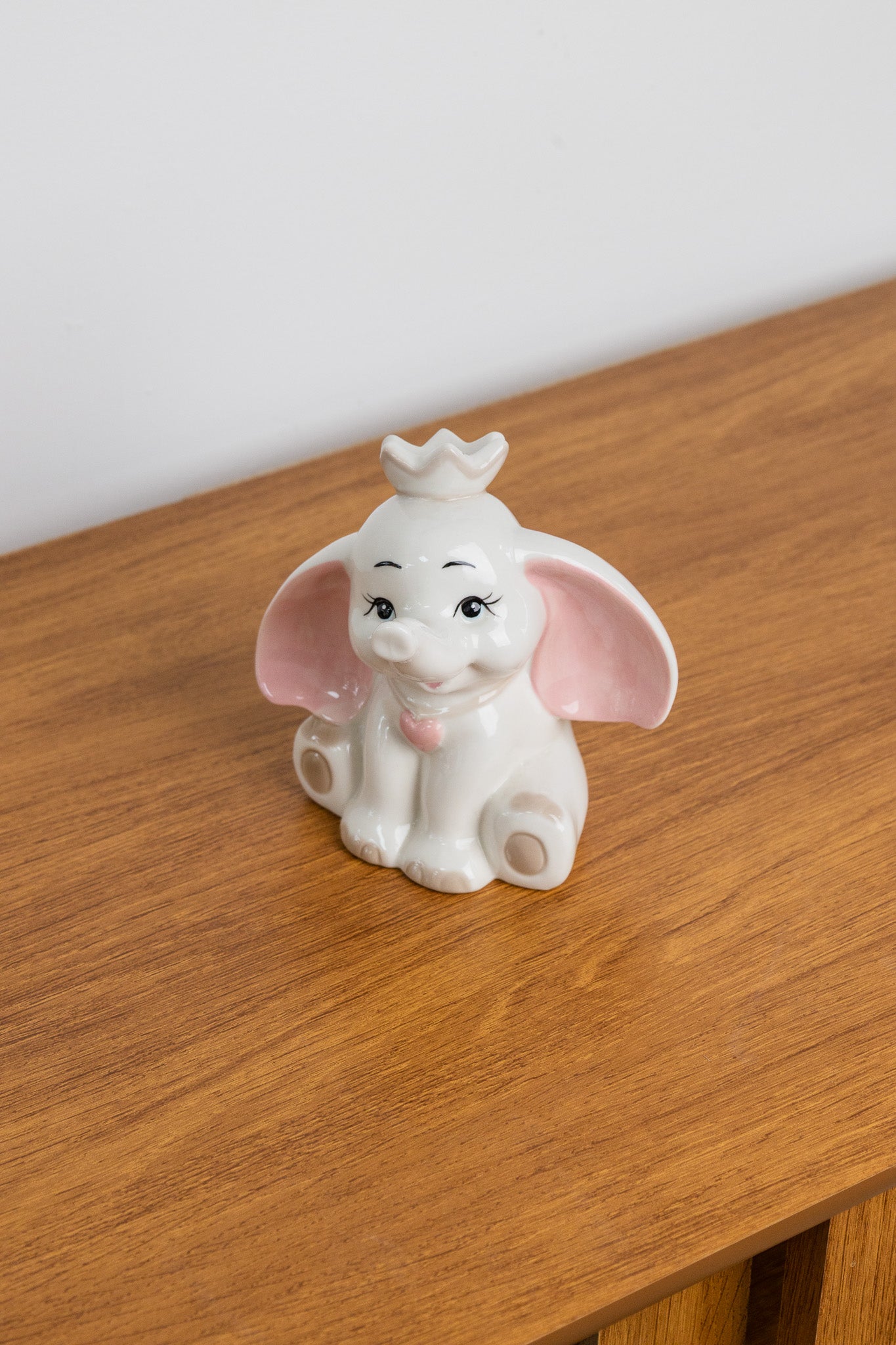 ELEFANTE CERÁMICA ROSADO