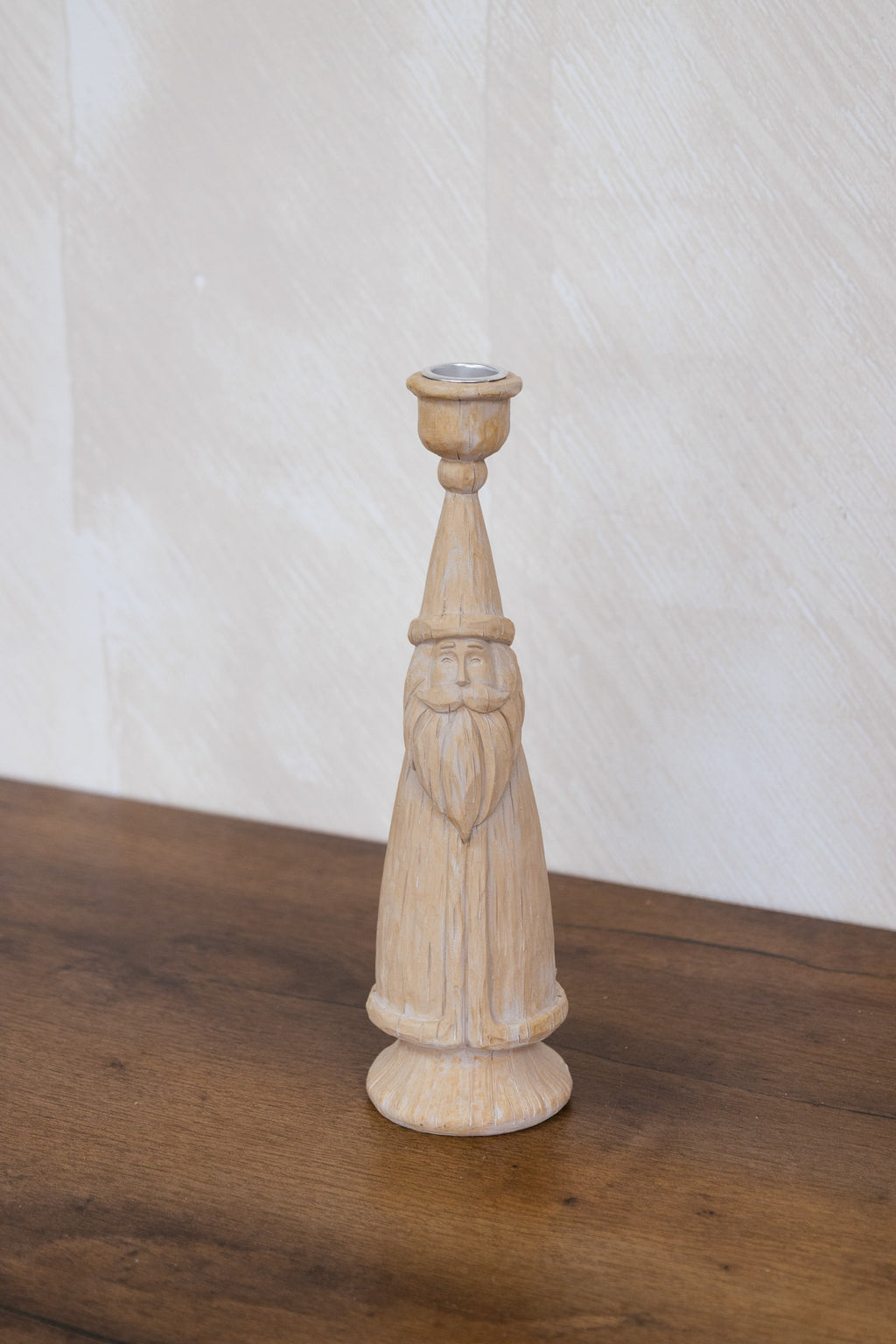 Candelabro con estilo de madera