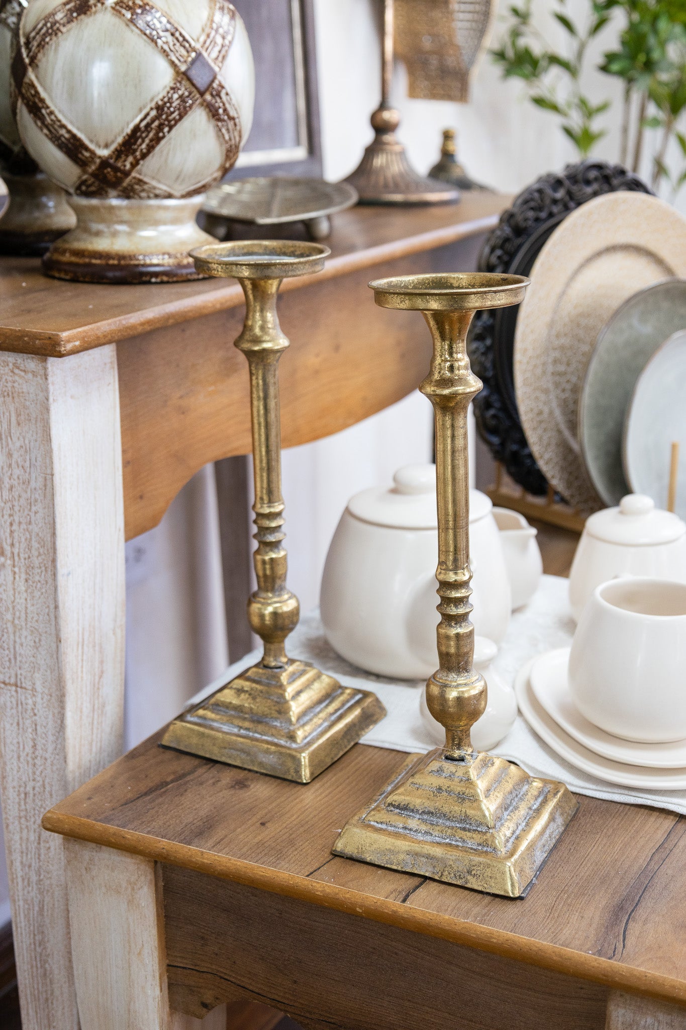 Candelabro dorado